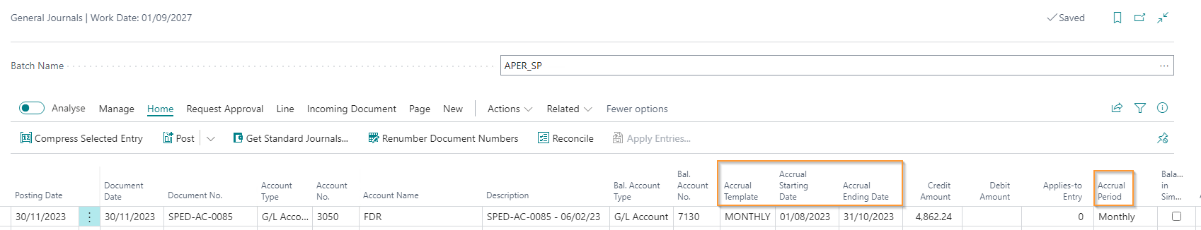 Accruals and Referrals Generation (SGL) | EOS Docs