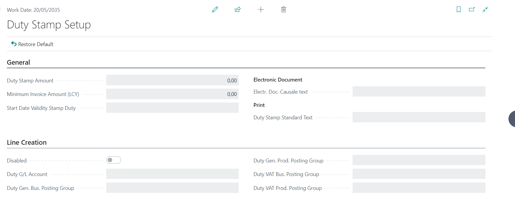 Electronic Invoice For Italy - Sales Invoices Setup | EOS Docs