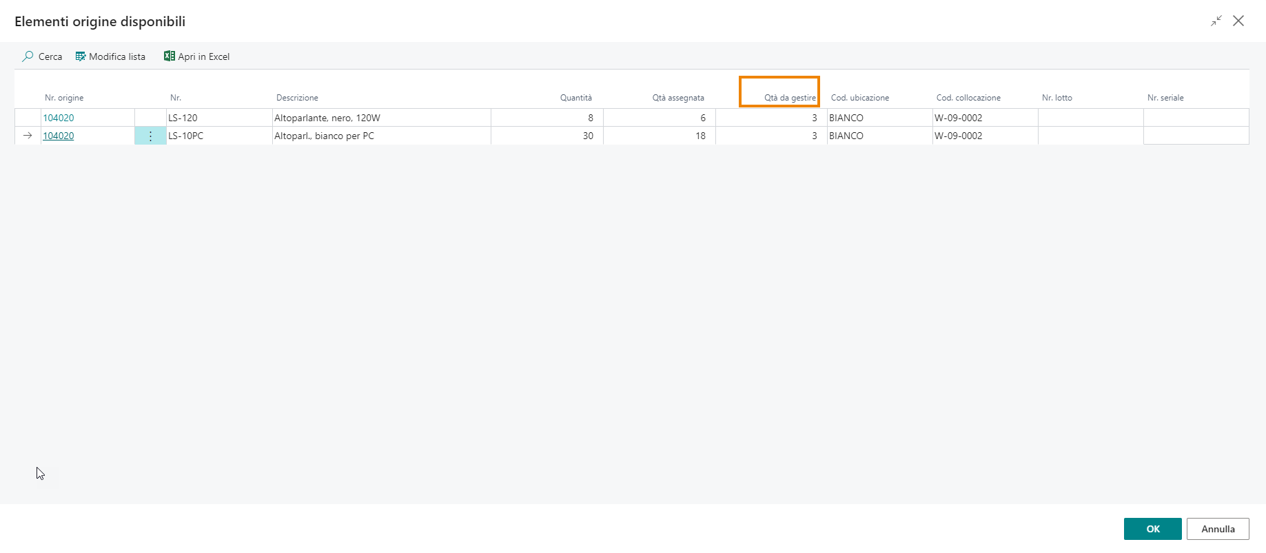 Modalità d'uso | EOS Docs