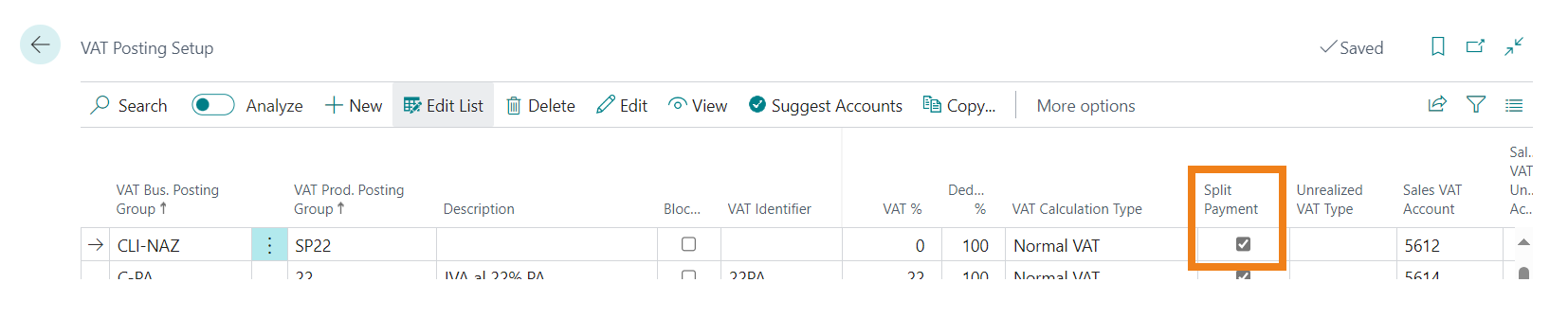 Electronic Invoice for Italy - Split Payment | EOS Docs