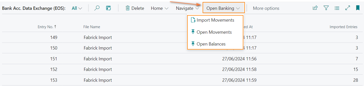 Open Banking - operational steps | EOS Docs