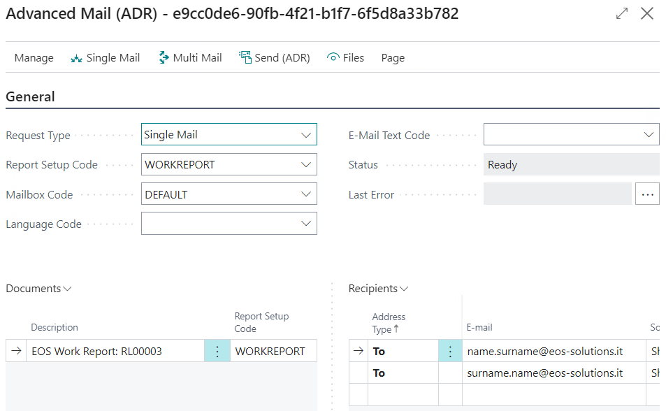 EX009.16 Advanced Document Reporting for P365 (ADR) | EOS Docs