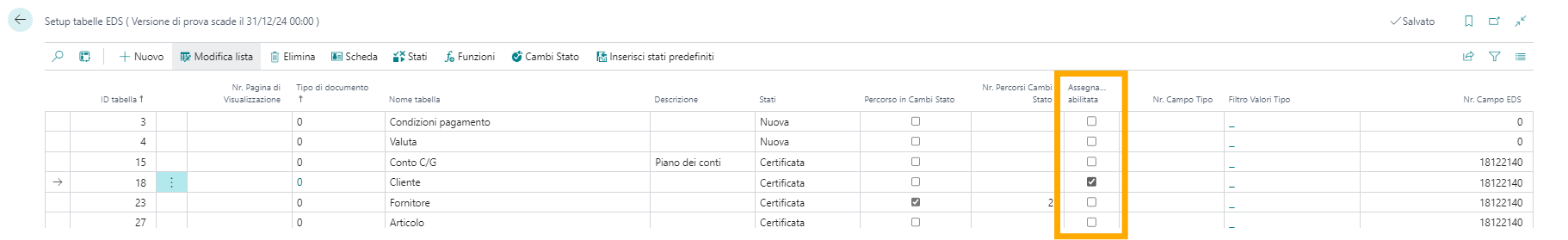 Associazioni EDS | EOS Docs