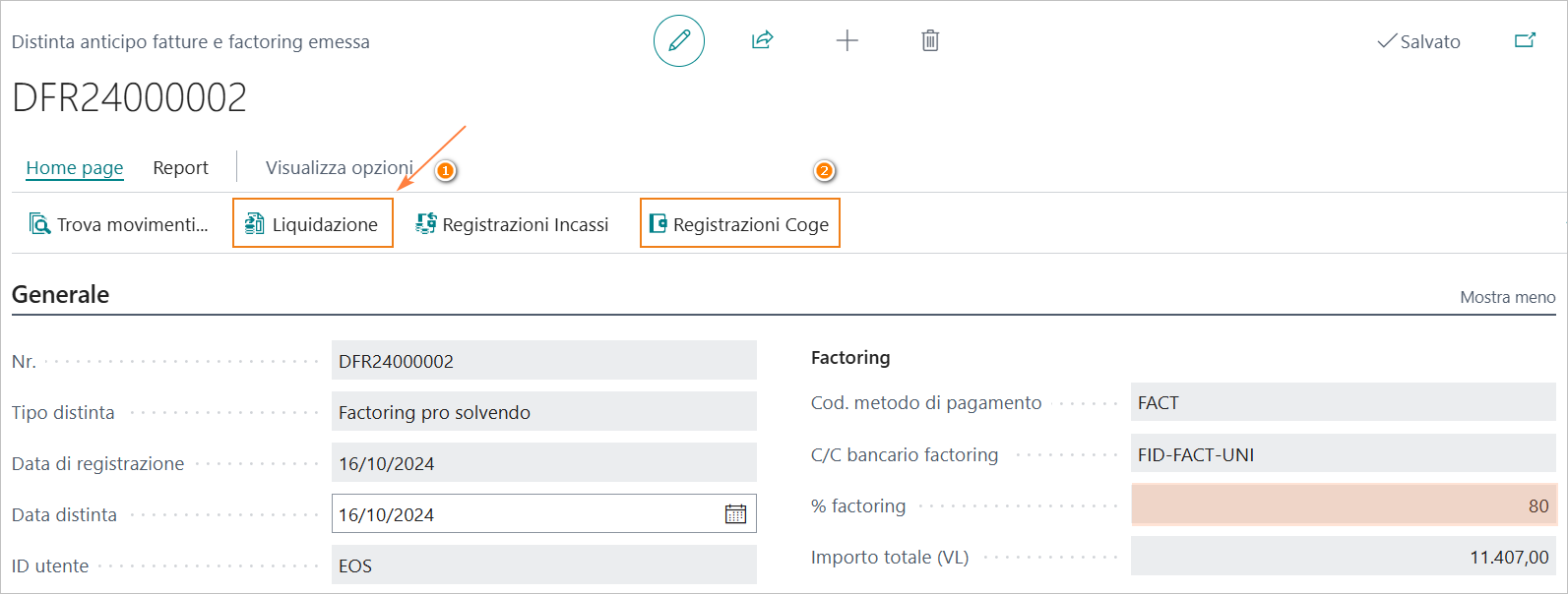 Factoring pro solvendo | EOS Docs