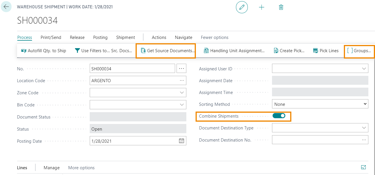 Create CWS Shipment | EOS Docs