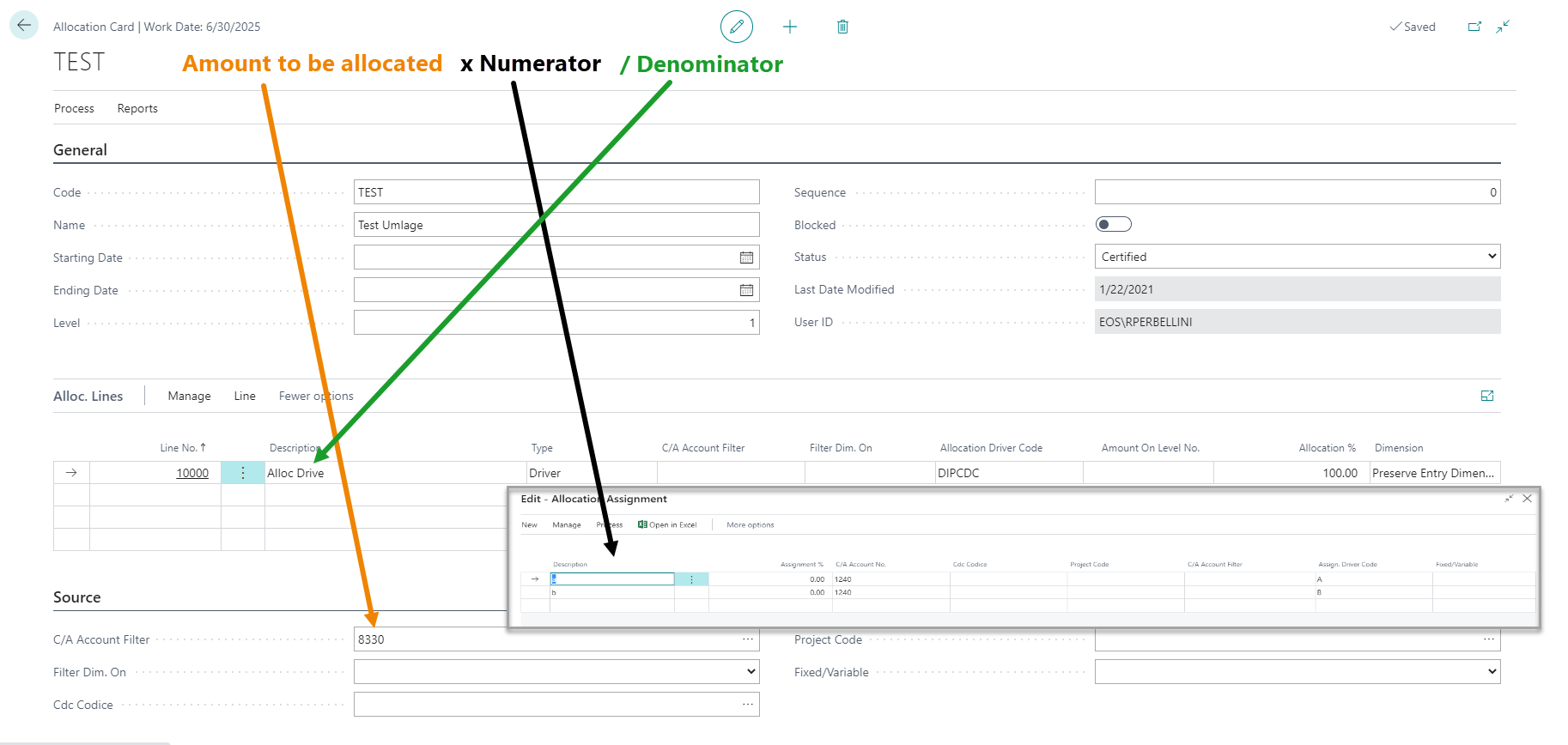 Cost Accounting | EOS Docs