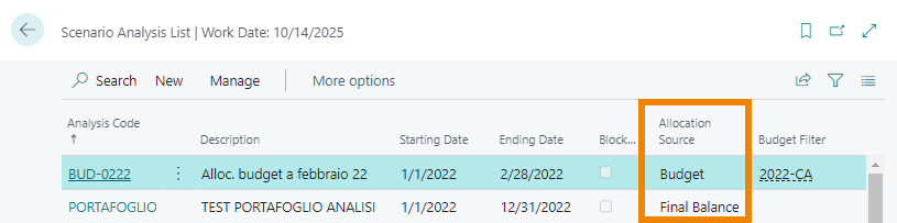 Scenario Analysis (EMA) | EOS Docs