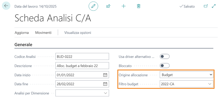 Scenari analisi C/A (EMA) | EOS Docs