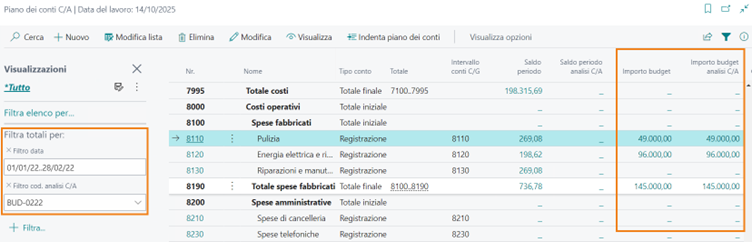 Scenari analisi C/A (EMA) | EOS Docs
