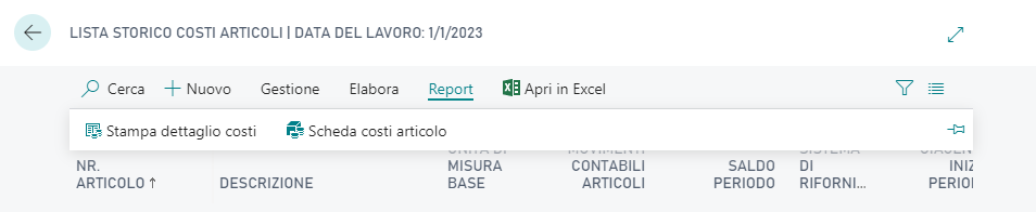 Gestione periodi | EOS Docs