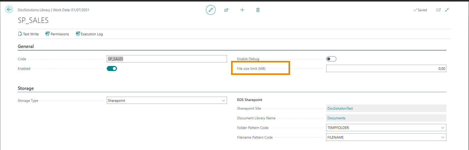 Carica Files (DocSolutions for File System) | EOS Docs